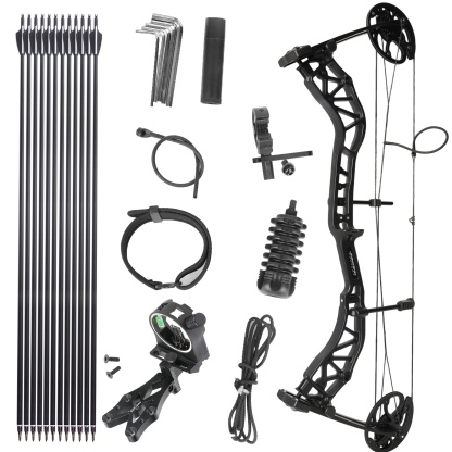 JUNXING M134 Compound Bow Archery 0-70lbs 80% let off