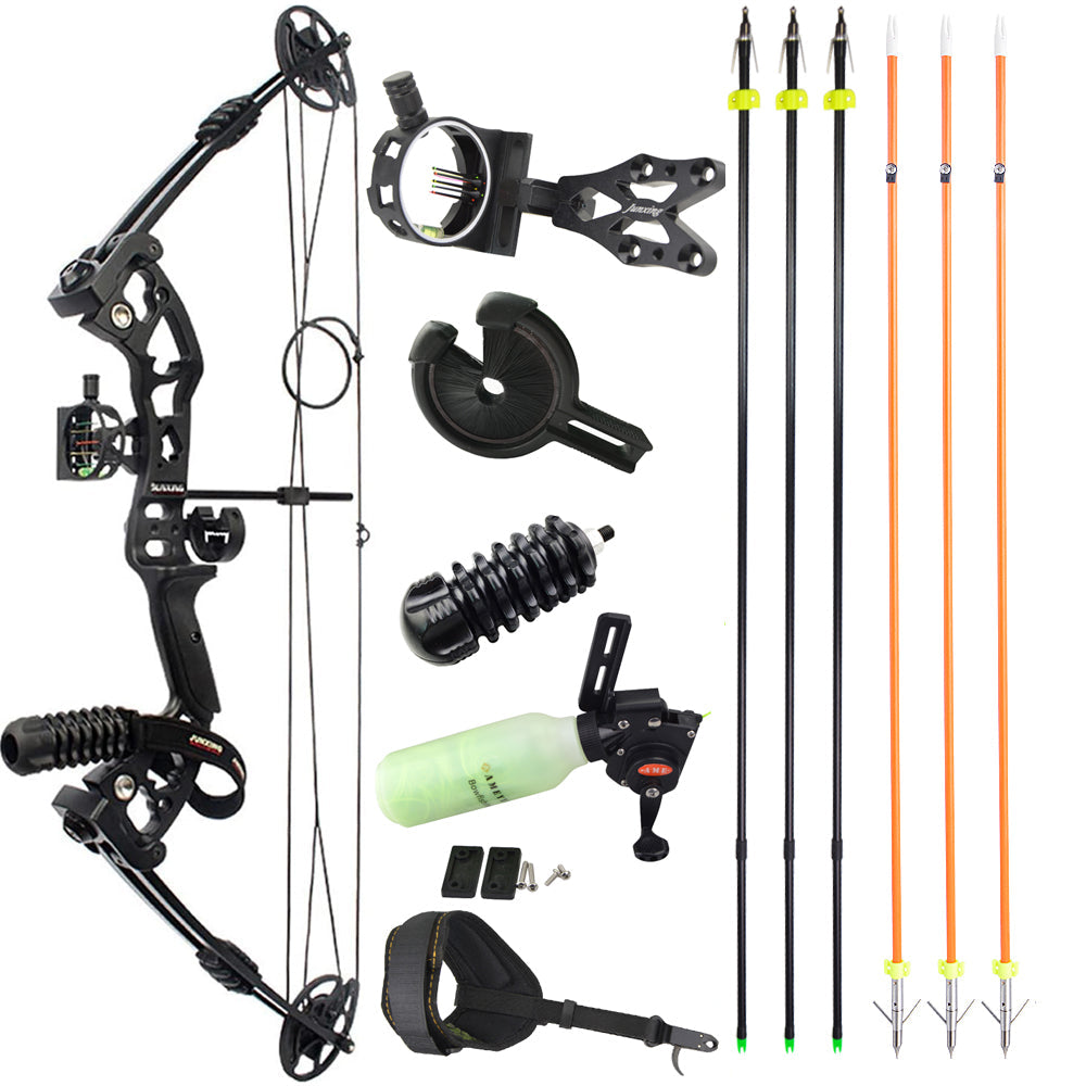 🎯30-70lbs M131 Archery Compound Bow Adults Teens Arrow Catapults-AMEYXGS Archery