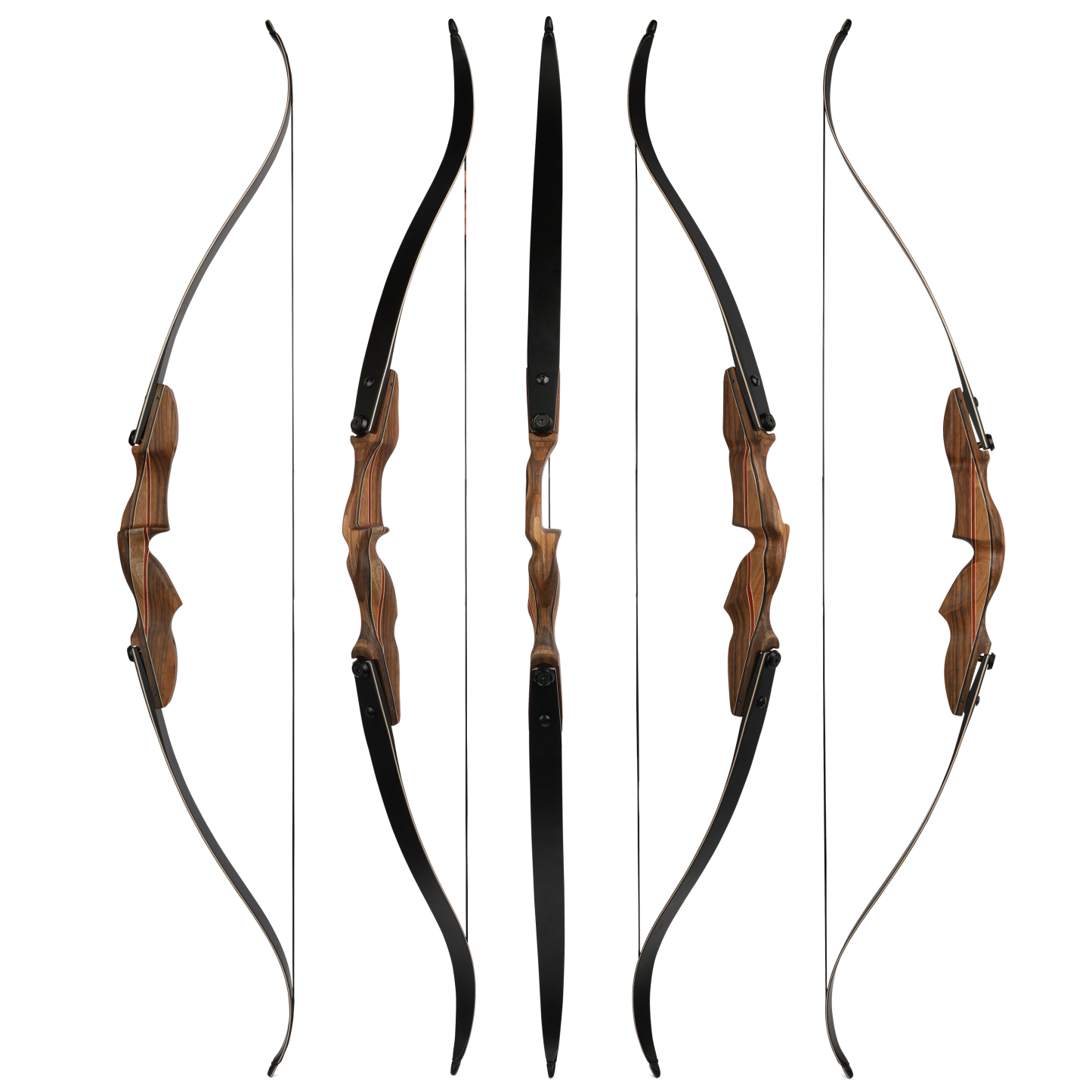 KAIMEI 710 Archery Takedown Recurve Bow Traditional Target 30-60lbs