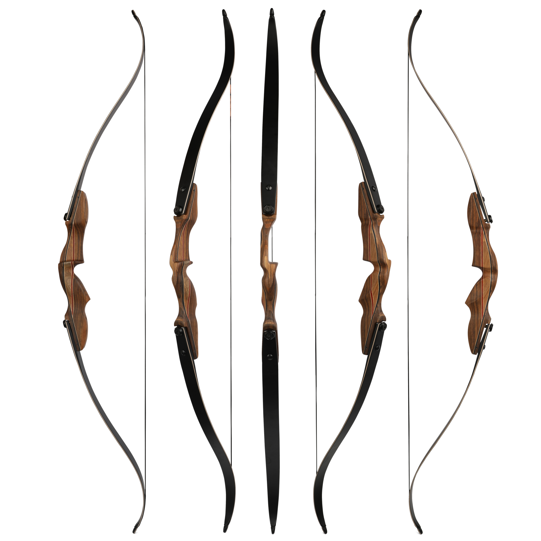 KAIMEI 710 Archery Takedown Recurve Bow Traditional Target 30-60lbs