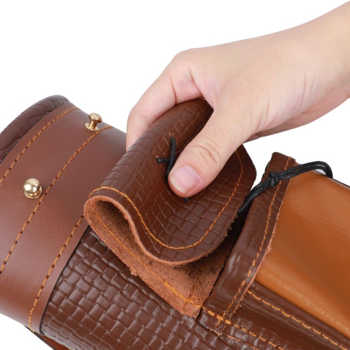 Leather Archery Back Quiver Arrow Holder for Hunting
