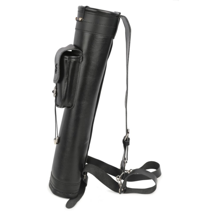 Leather Archery Back Quiver Arrow Holder for Hunting
