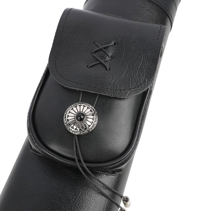 Leather Archery Back Quiver Arrow Holder for Hunting