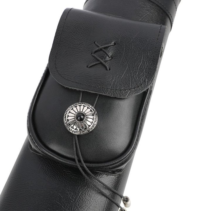 Leather Archery Back Quiver Arrow Holder for Hunting