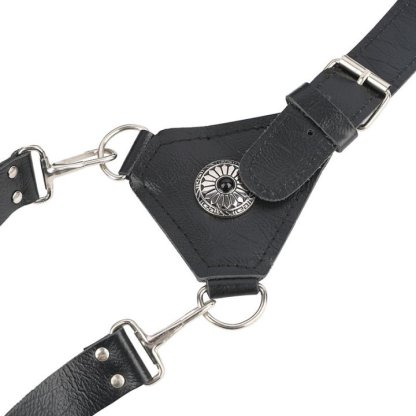 Leather Archery Back Quiver Arrow Holder for Hunting
