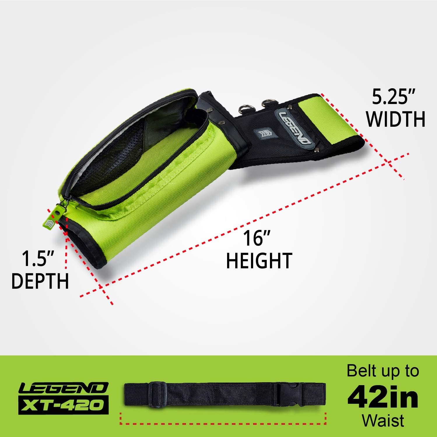 LEGEND XT420 Archery Field Quiver for Arrows - Archery Hip Quiver