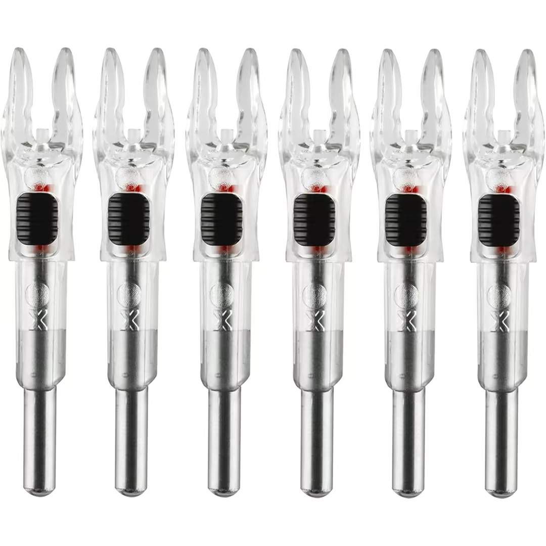 LED Arrow Nocks Lighted Nock X/5.2mm 6PCS Archery Accessories
