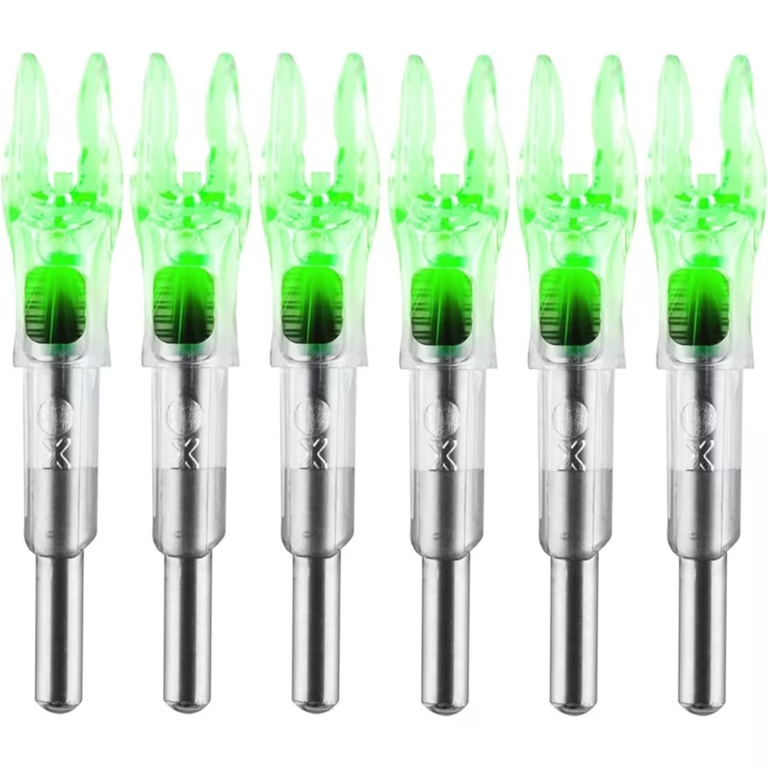 LED Arrow Nocks Lighted Nock X/5.2mm 6PCS Archery Accessories