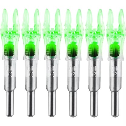 LED Arrow Nocks Lighted Nock X/5.2mm 6PCS Archery Accessories