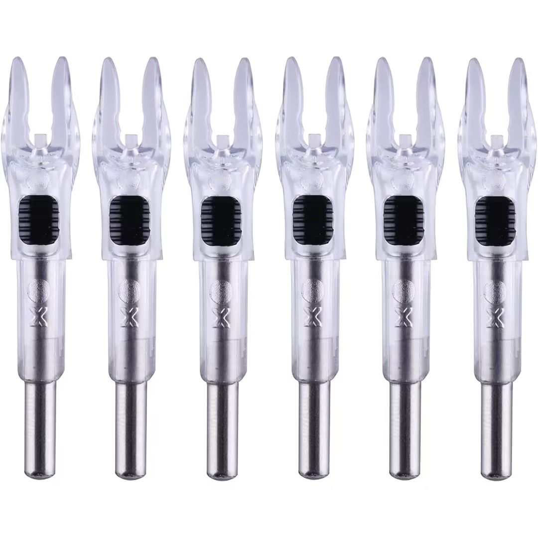 LED Arrow Nocks Lighted Nock X/5.2mm 6PCS Archery Accessories