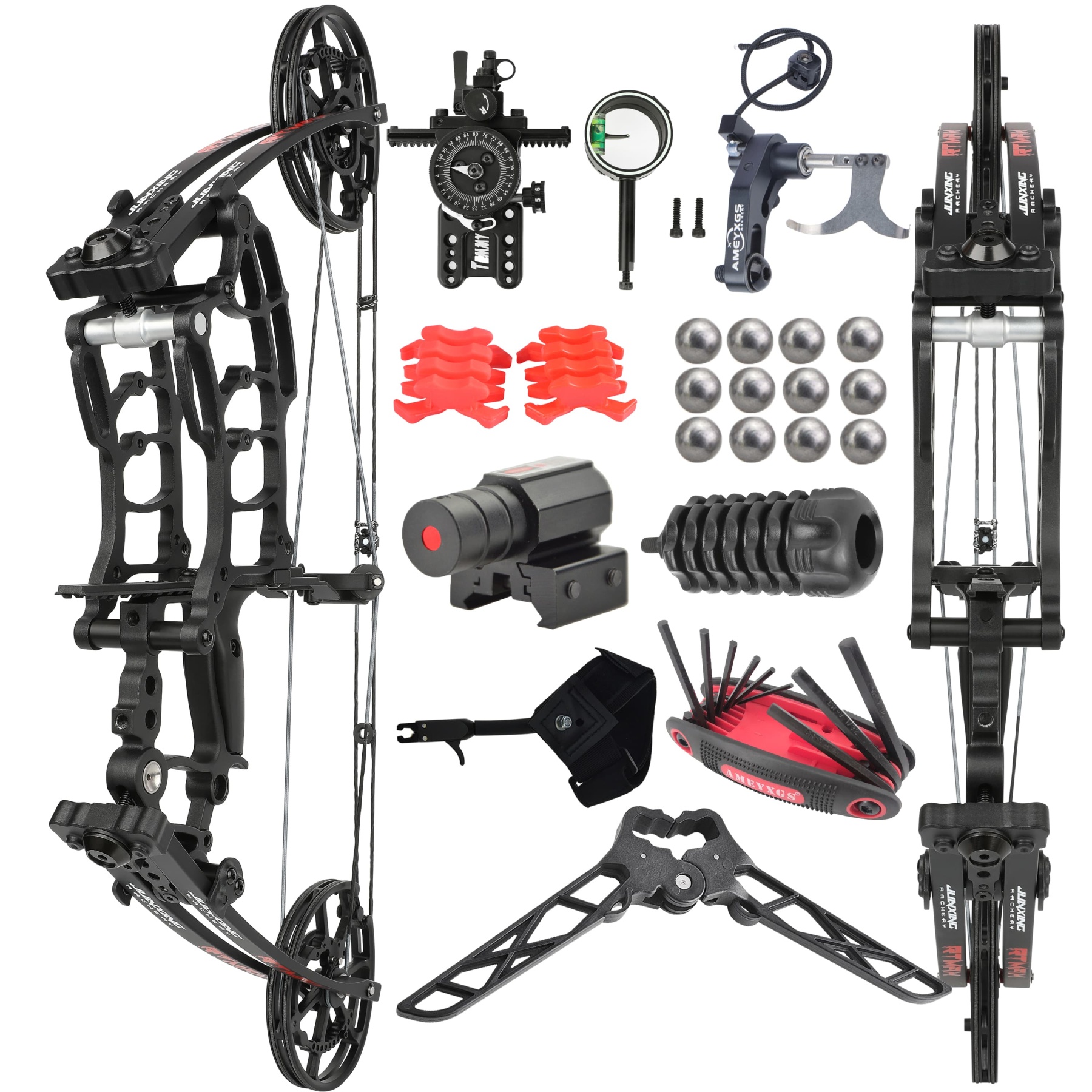 JUNXING M109KA Compound Bow Dual-use Archery Hunting 40-65 lbs