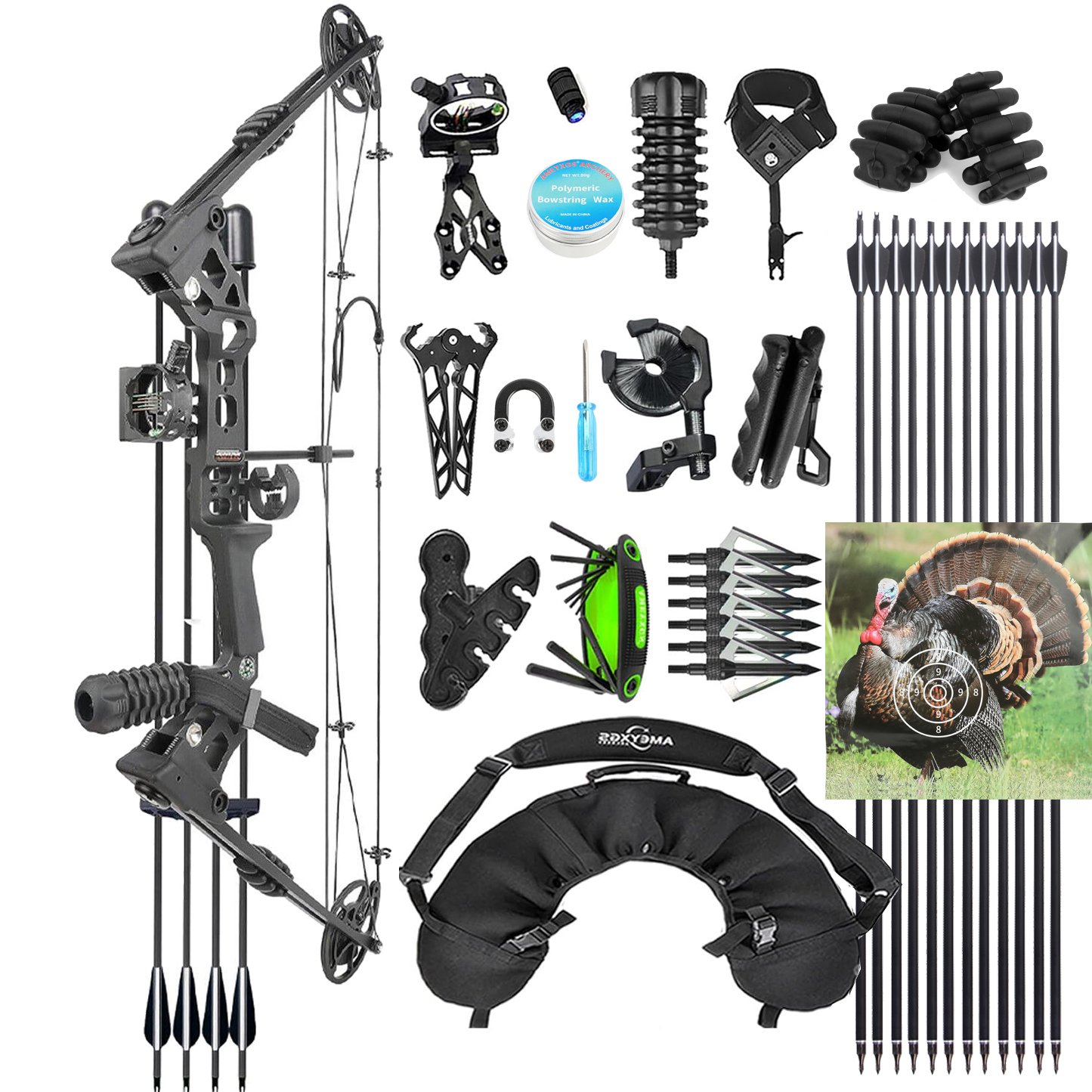 M125 Compound Bow and Arrows Archery
