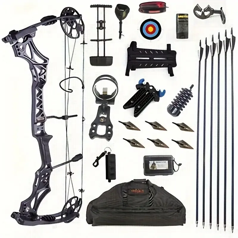 AMEYXGS M129 Compound Bow Kit – Powerful 320FPS Hunting Bow Set for Adults & Professionals