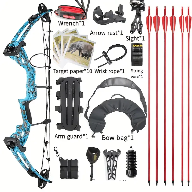 Blue M131 Compound Bow Kit | 30–55lbs Adjustable Draw