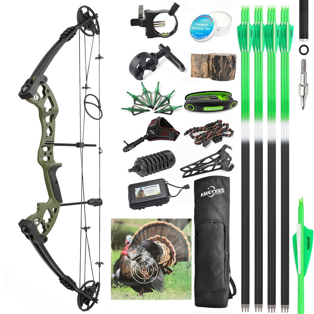 Hunting Compound Bow Arrows Kit， RH&LH 
