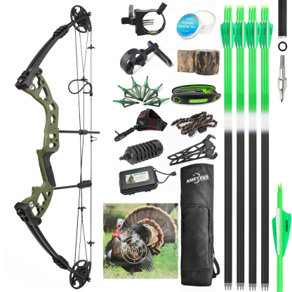 Hunting Compound Bow Arrows Kit， RH&LH 