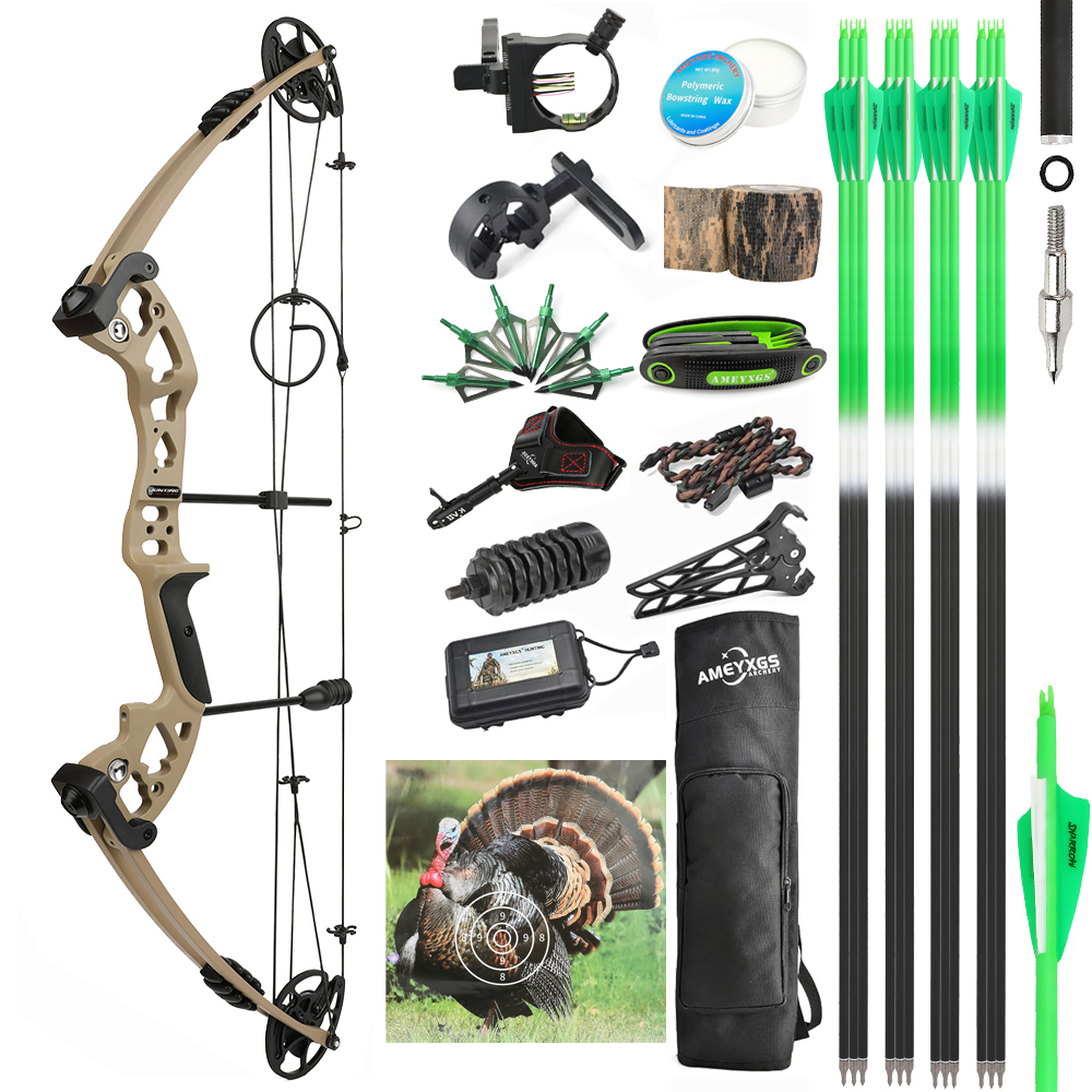 Hunting Compound Bow Arrows Kit， RH&LH 