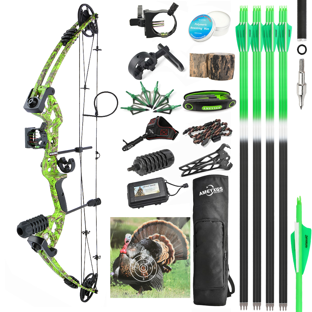 Hunting Compound Bow Arrows Kit， RH&LH 