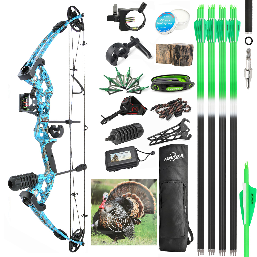 Hunting Compound Bow Arrows Kit， RH&LH 