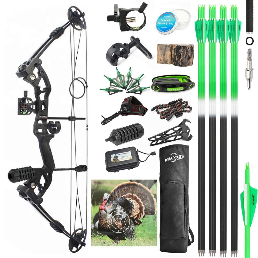 Hunting Compound Bow Arrows Kit， RH&LH 