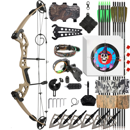 M131 Compound Bow Kit 20-70lbs Adjustable Hunting Archery