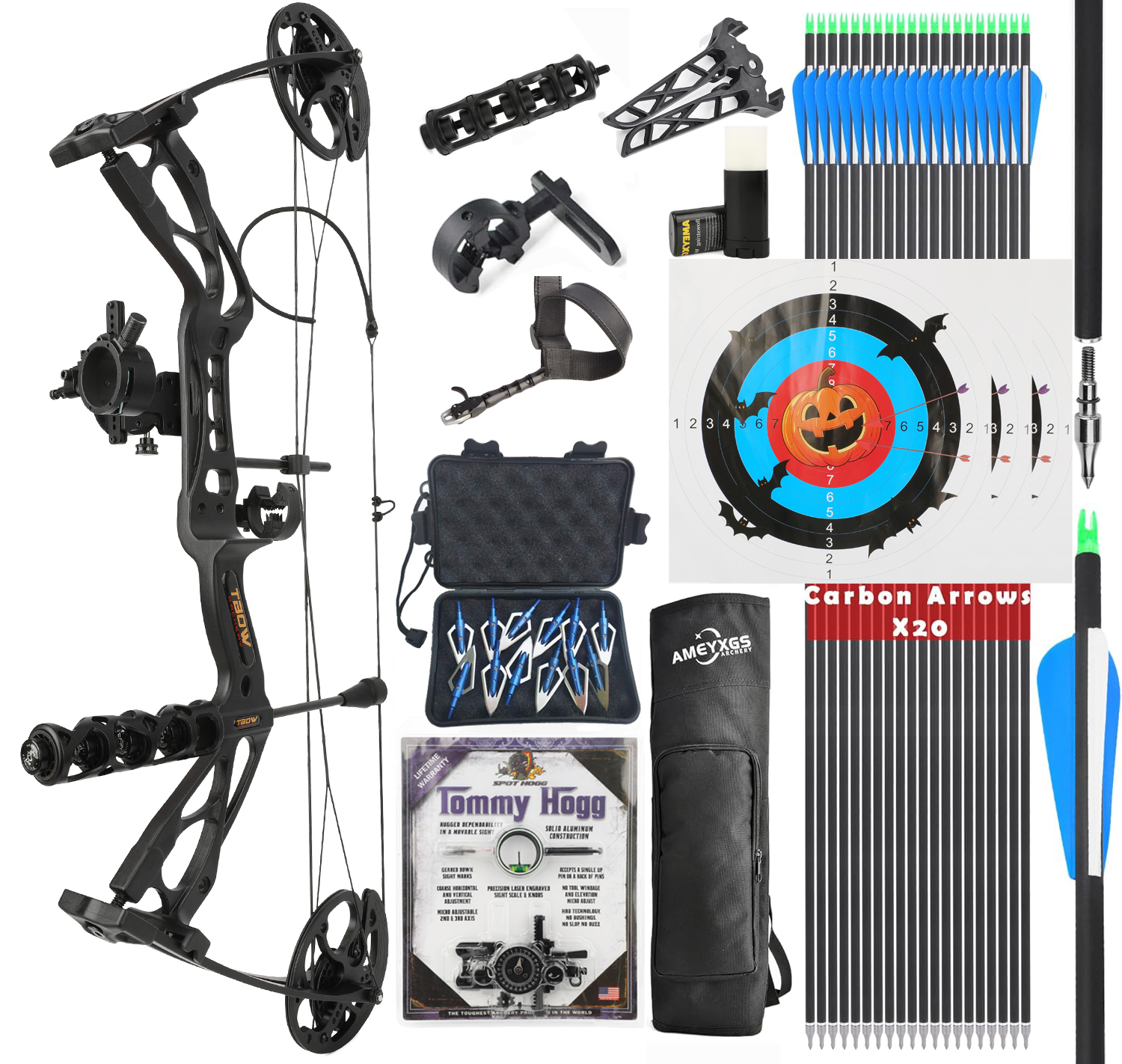 TBOW Archery Hunting and Target with Accessories