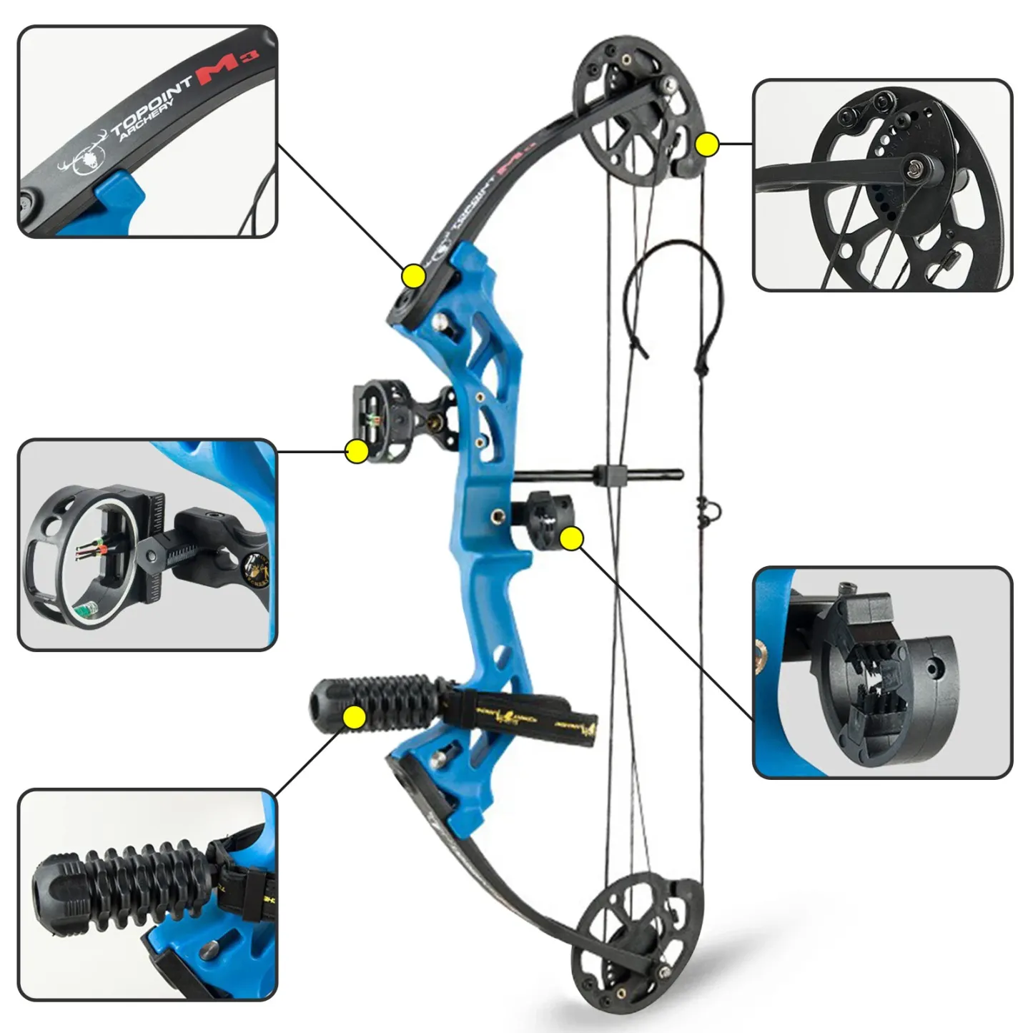 M3 Children Compound Bow Competition Arrows Kit