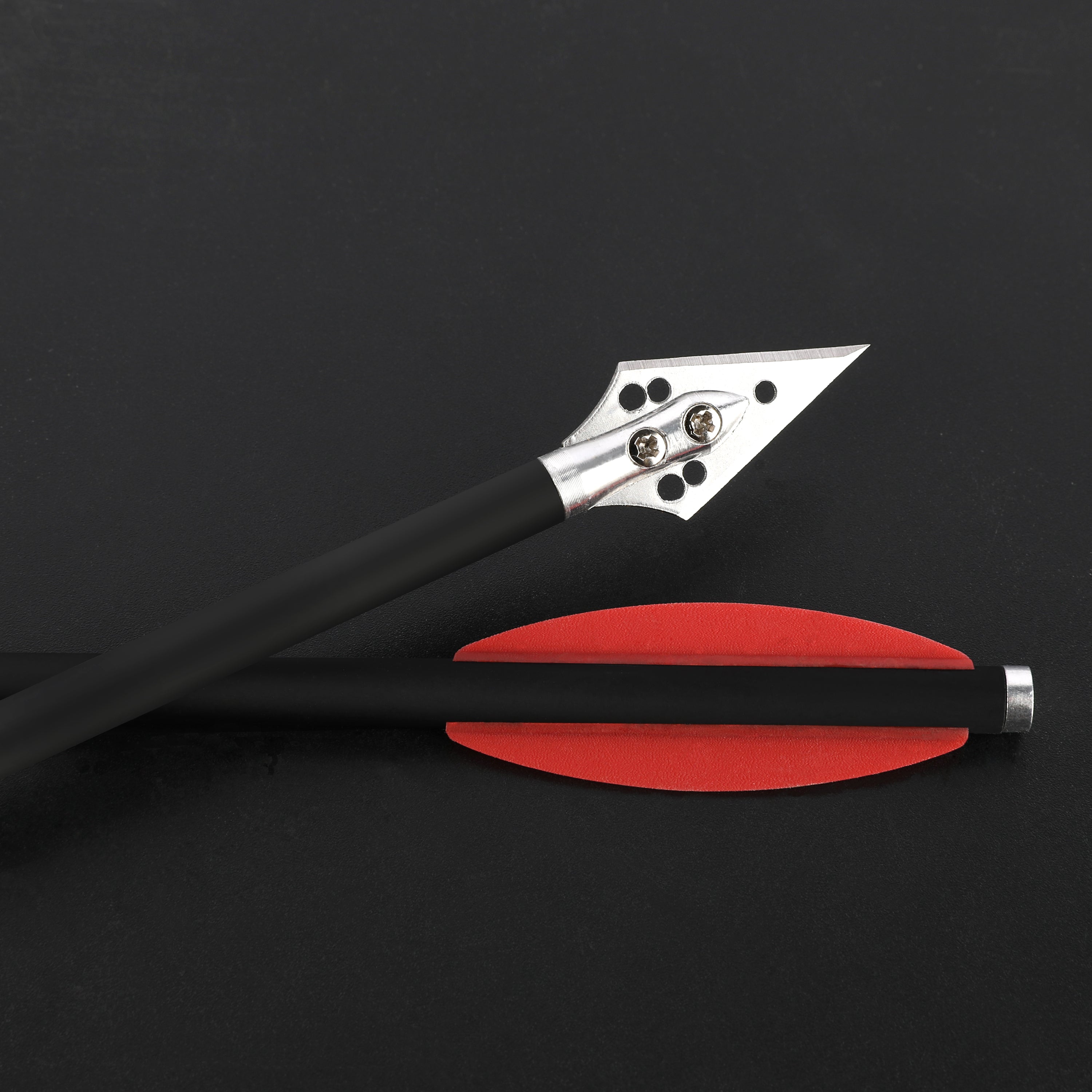 20 Inch Crossbow Bolts 20-22 Inch Crossbow Bolts Set - 12 Carbon Arrows With 12 Broadheads For Hunting Crossbow Arrows