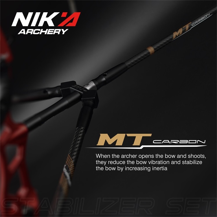 NIKA Archery MT Carbon Fiber Stabilizer Set