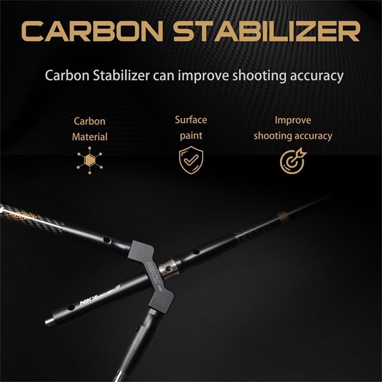 NIKA Archery MT Carbon Fiber Stabilizer Set