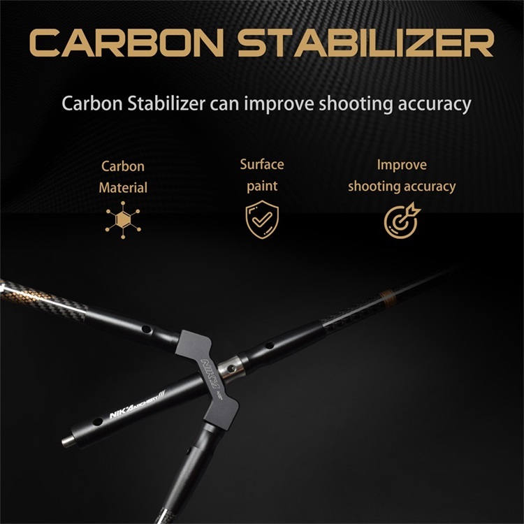 NIKA Archery MT Carbon Fiber Stabilizer Set