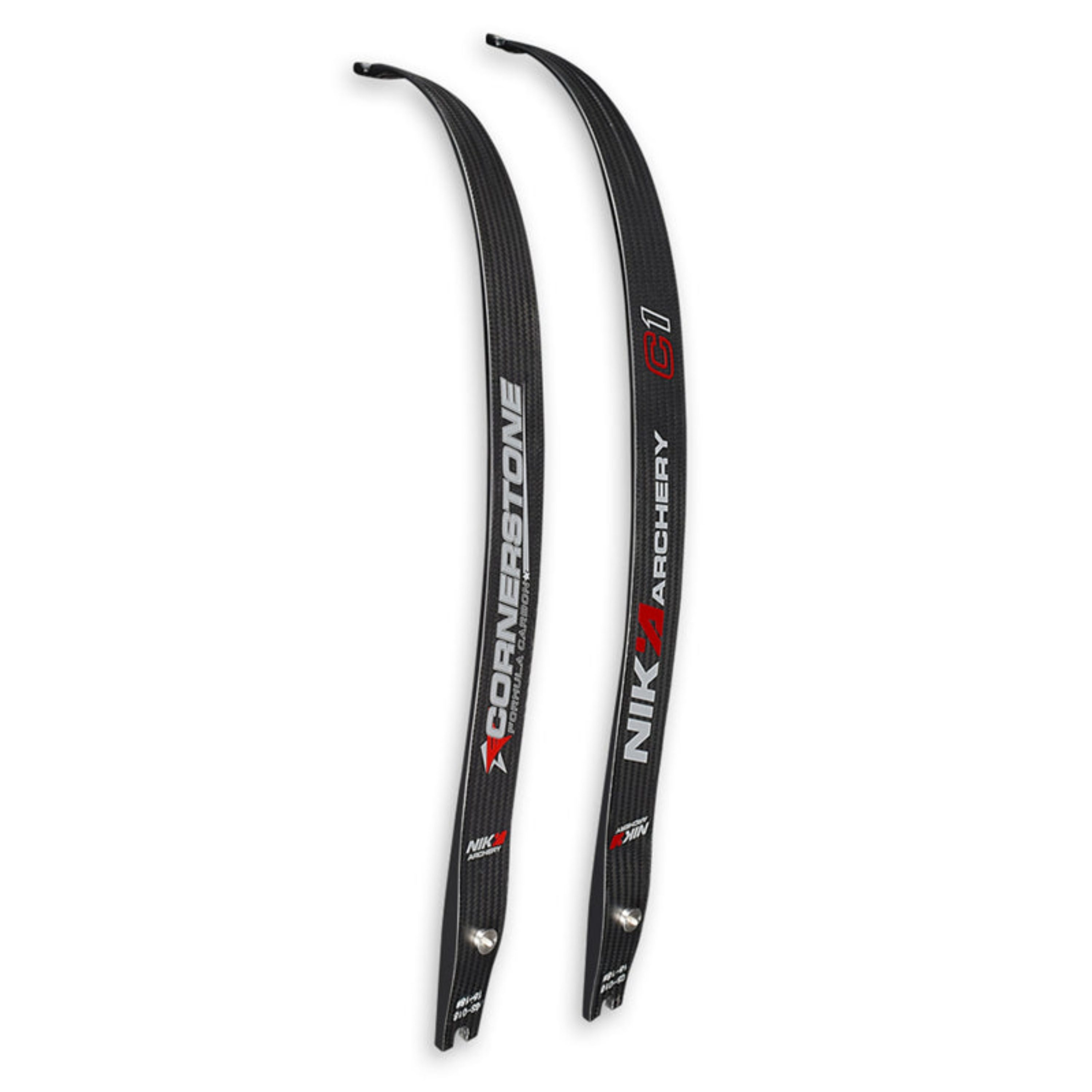 NIKA C1 Carbon Fiber ILF Recurve Bow Limbs - 66 Inch