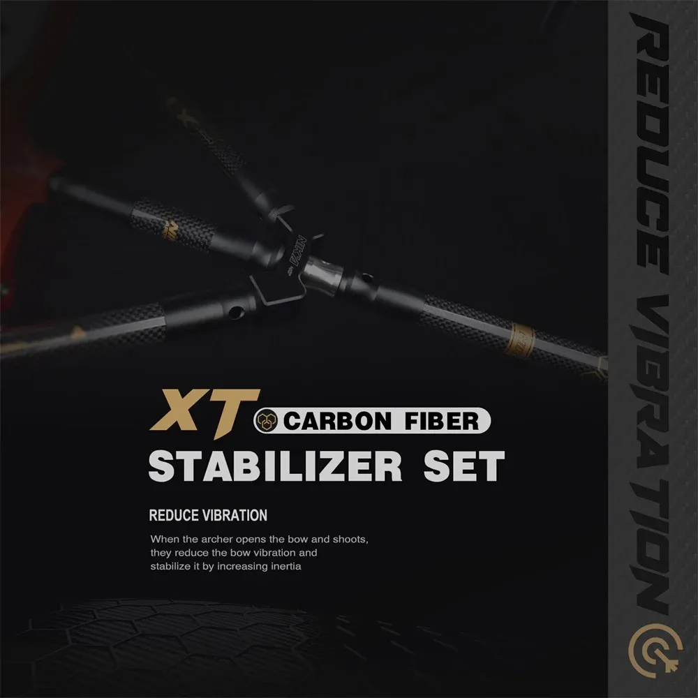 Nika XT Carbon Stabilizer Set Recurve Compound Bow Archery