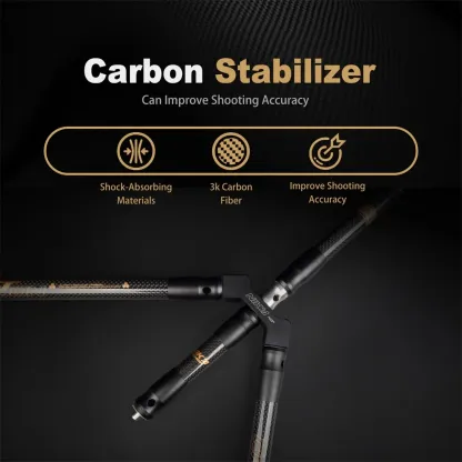 Nika XT Carbon Stabilizer Set Recurve Compound Bow Archery