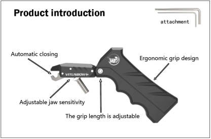 🎯Witusbow Archery Release Aluminum Three Finger Aid-AMEYXGS Archery