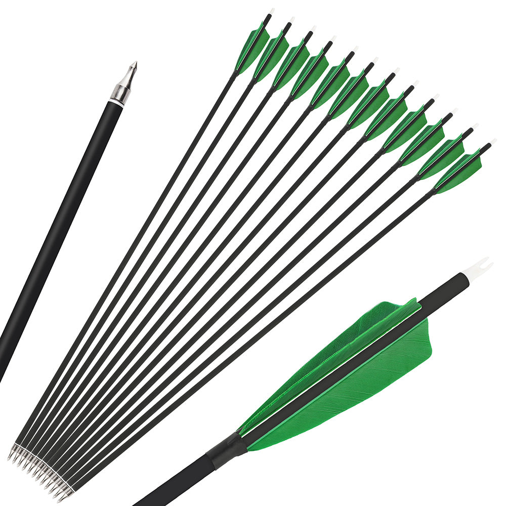 28 30 31 Carbon Arrows for Recurve Compound Bow Hunting