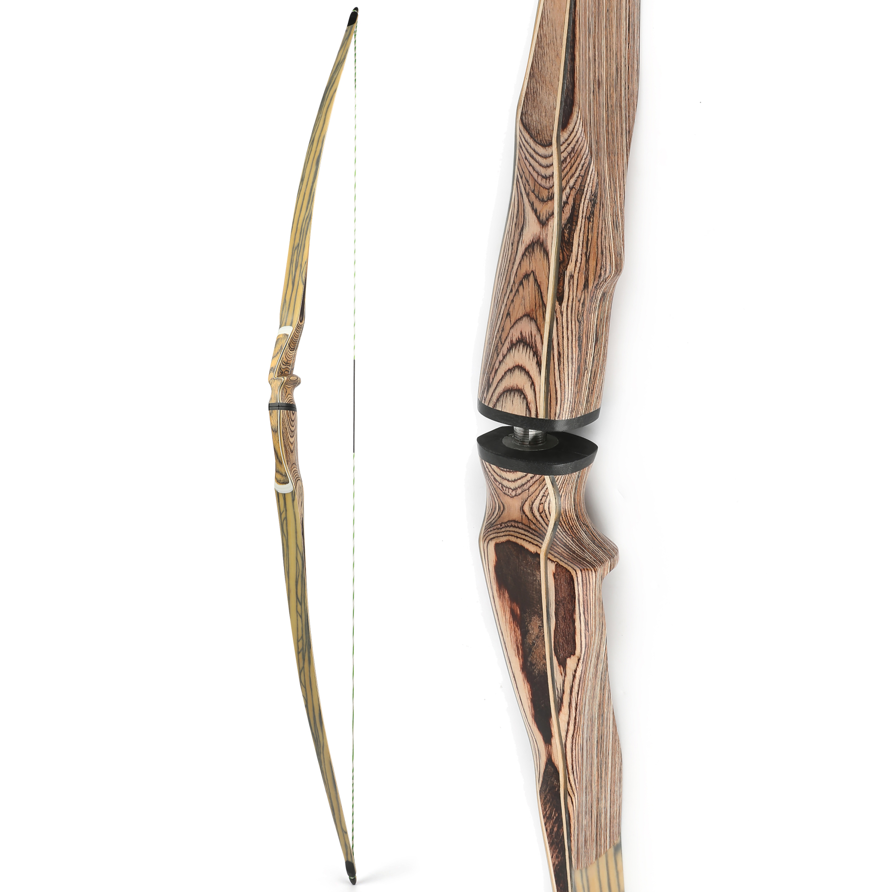One Piece Bowhunting Archery 62'' Recurve Bow Longbow