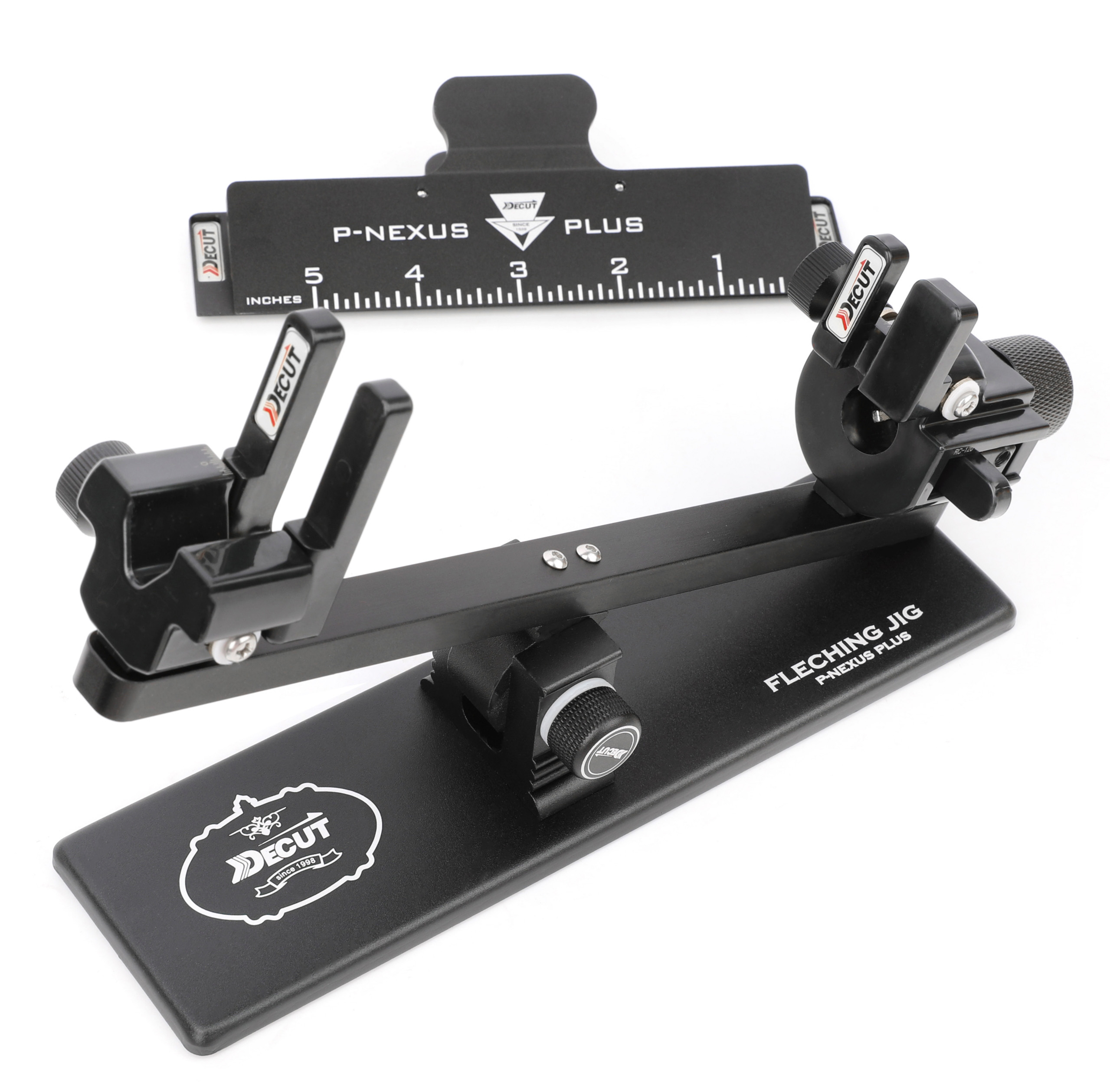 P-NEXUS PIUS Archery Fletching Jig Tool, Magnetic Adjustable 120°/90°