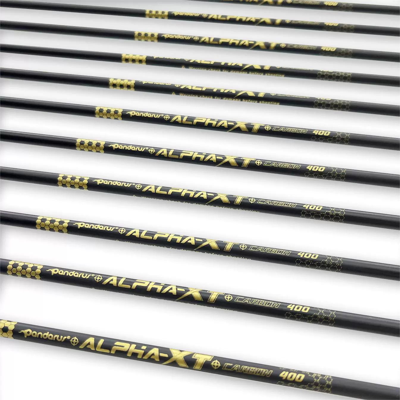 PANDARUS ALPHA-XT Series Pure Carbon 4.2mm Arrows(12pcs)