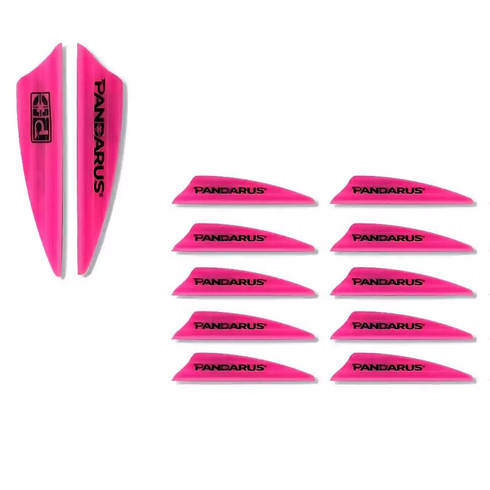 PANDARUS Archery 1.75" Arrow Vanes Air Groove Rubber Fletches
