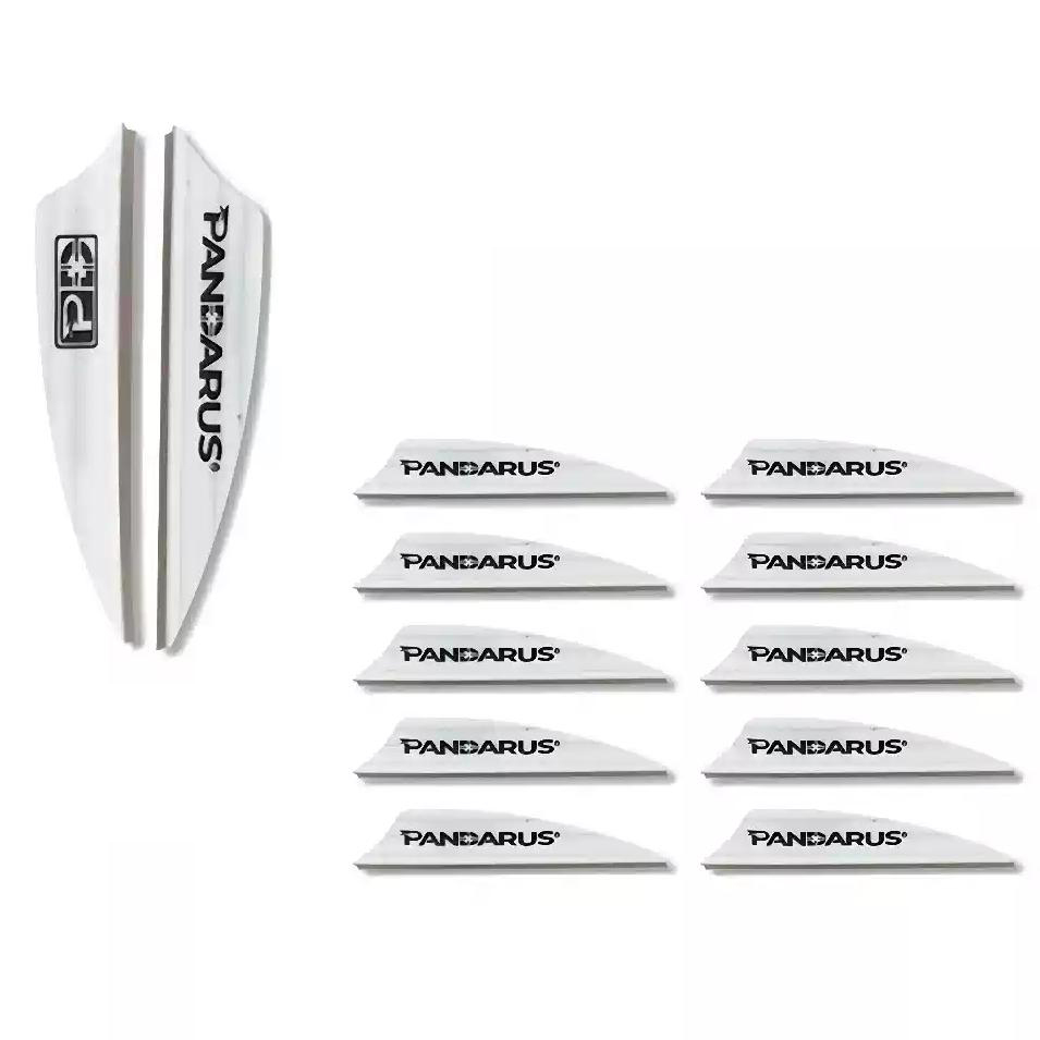 50pcs 1.75" Archery Arrow Feather Rubber Vanes – Fletching For DIY Bowhunting