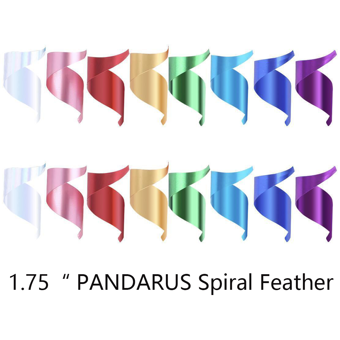 PANDARUS Archery Arrow Vanes Spiral Feather