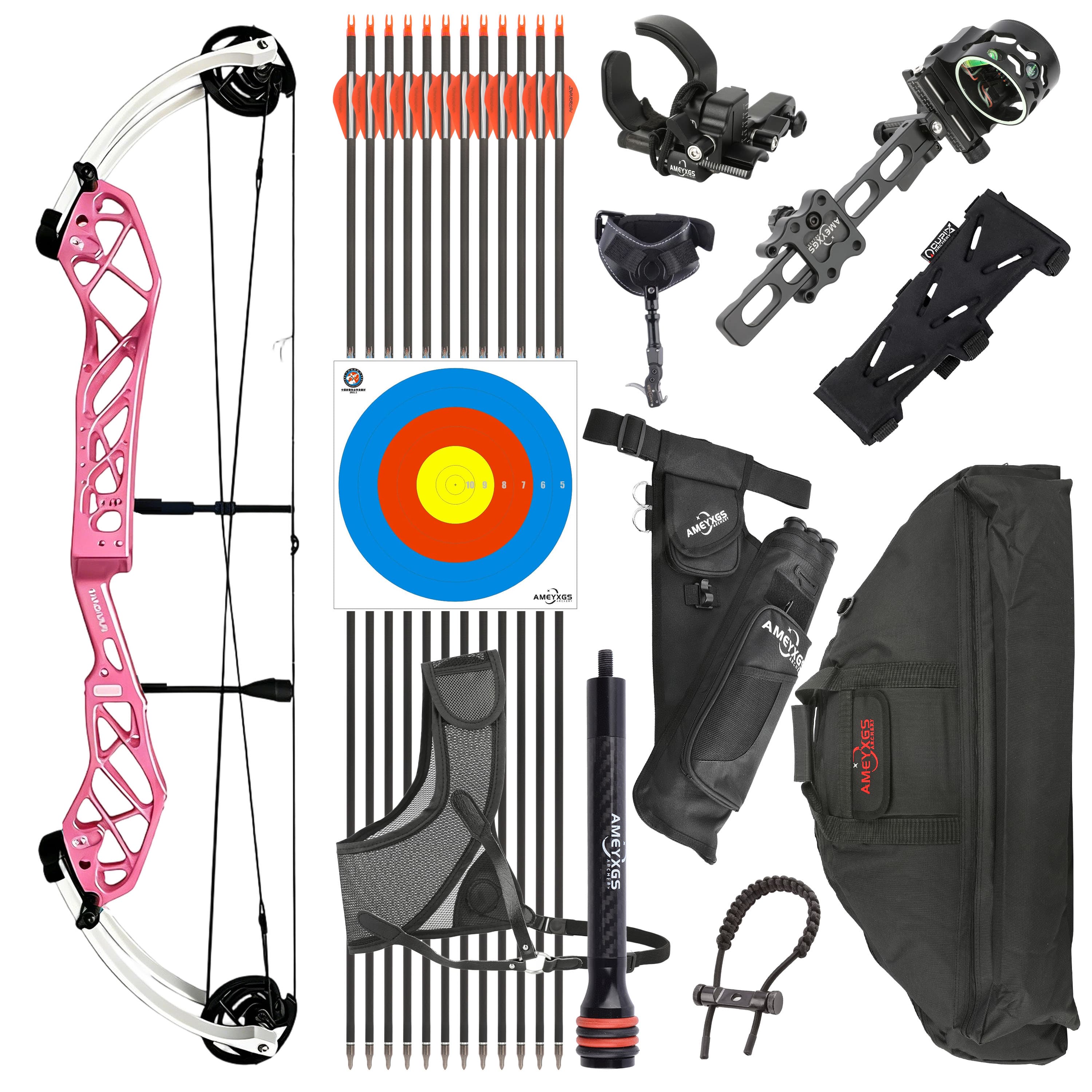 PANDARUS Compound Bow 50-60lbs CNC 7075 RH Archery
