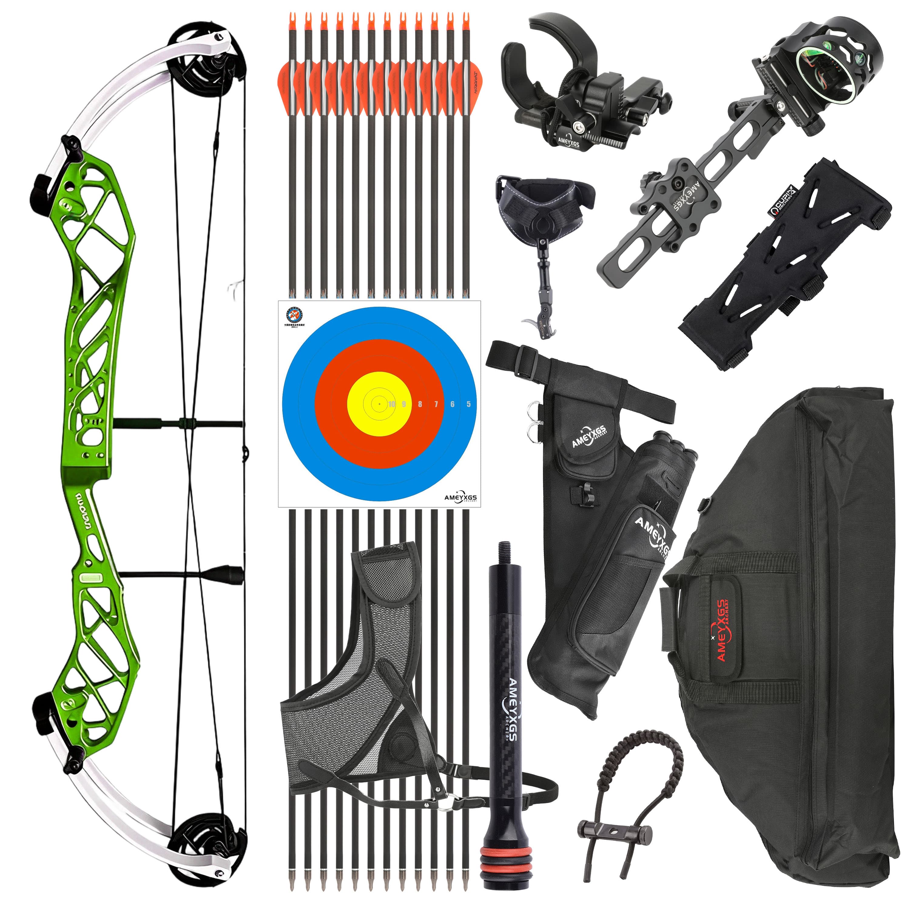 PANDARUS Compound Bow 50-60lbs CNC 7075 RH Archery