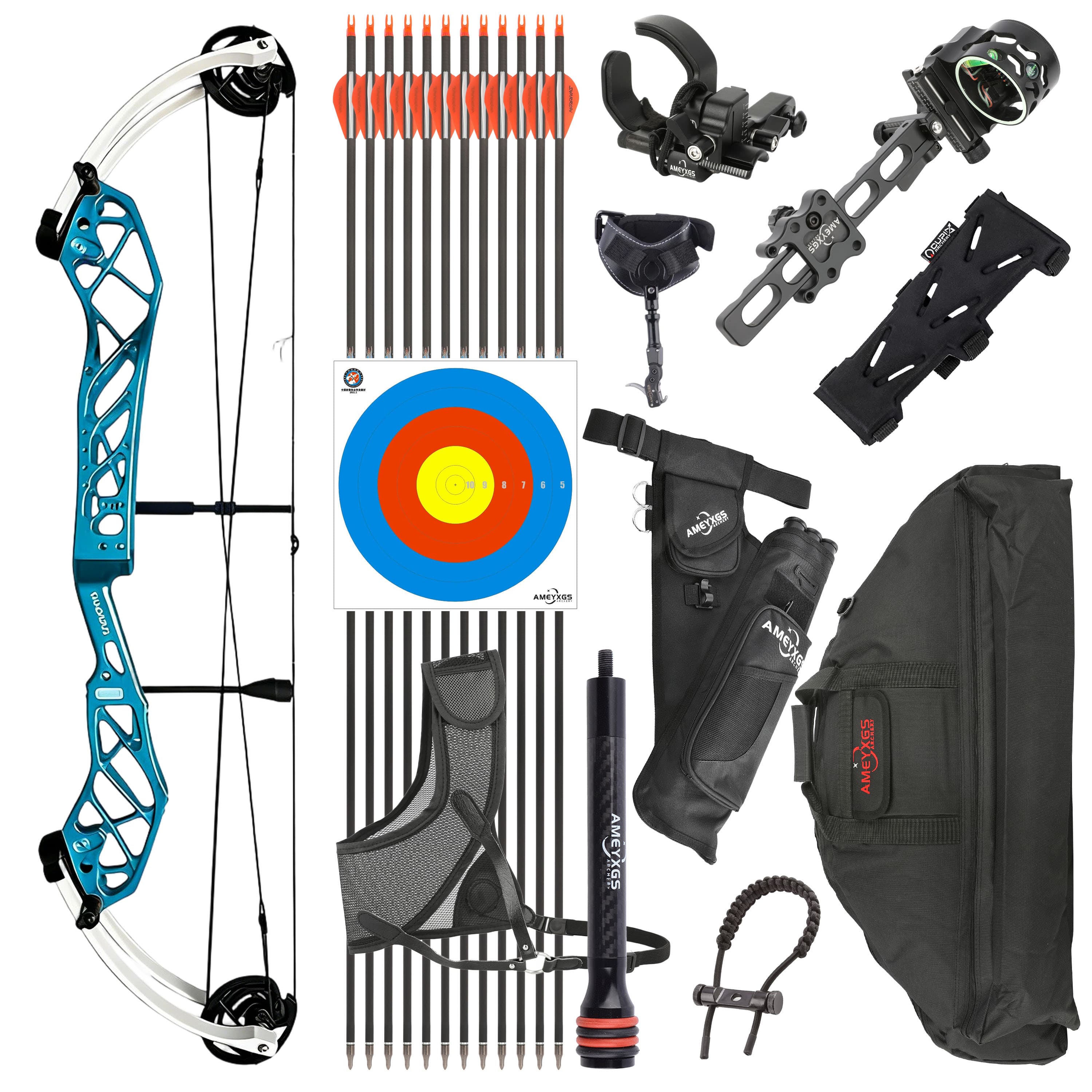 PANDARUS Compound Bow 50-60lbs CNC 7075 RH Archery