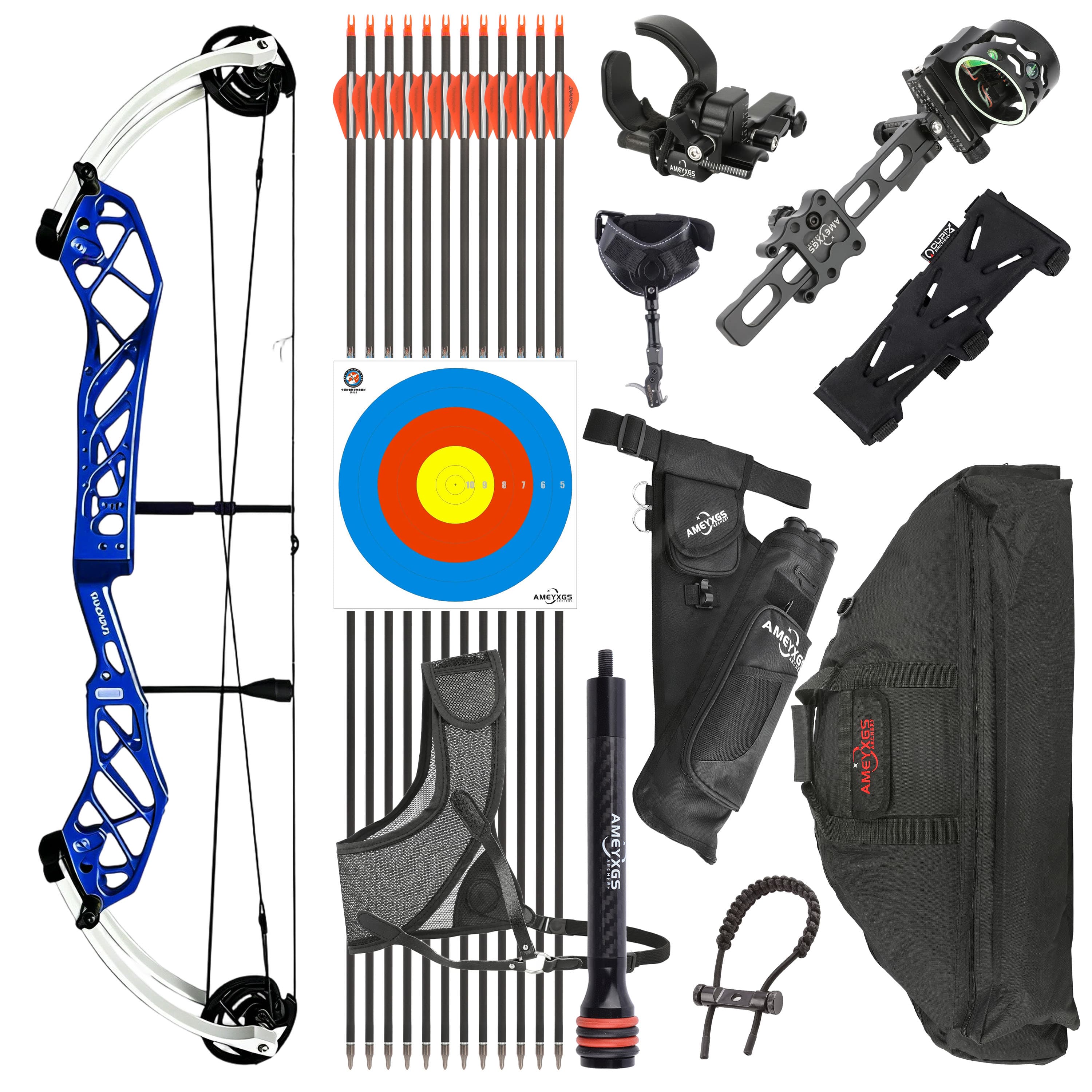 PANDARUS Compound Bow 50-60lbs CNC 7075 RH Archery
