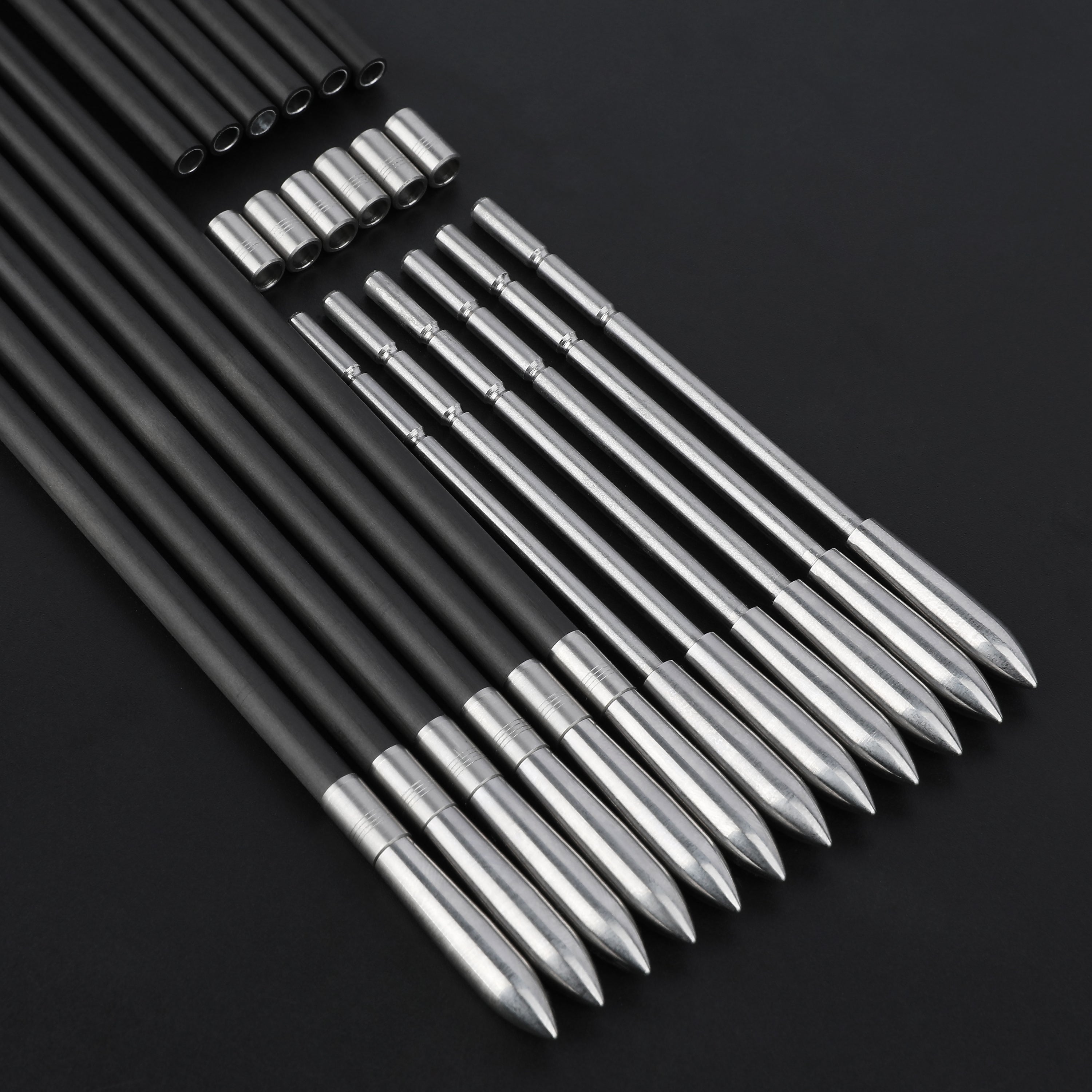 🎯(12-Pack) PANDARUS ELITE XT 3.2mm Arrows Archery Target-AMEYXGS Archery