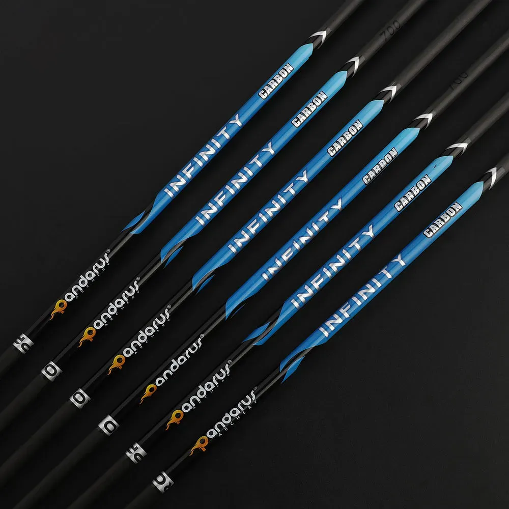 PANDARUS INFINITY 30" Pure Carbon Target Arrow Competition-12pcs/Box