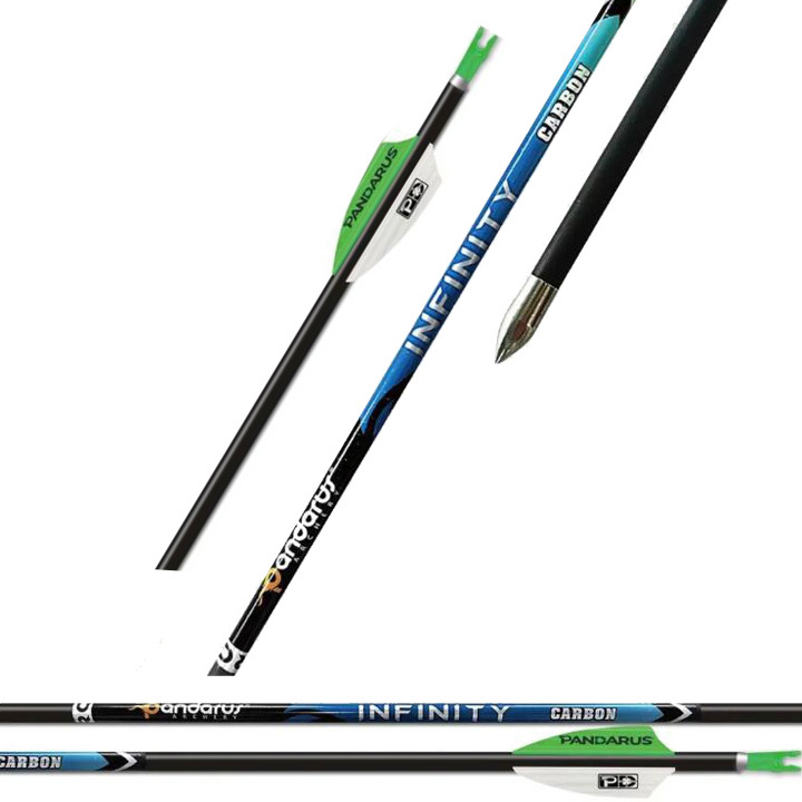 🎯PANDARUS INFINITY 4.2mm Carbon Arrows for Archery Competition Target