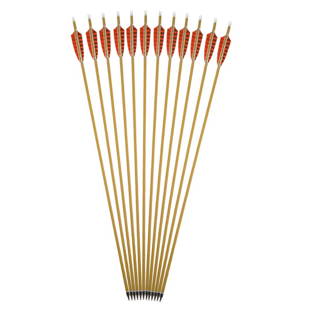 🎯 Pure Carbon Arrows Handmade Archery Gear Traditional Bow-AMEYXGS Archery